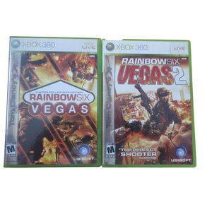 Tom Clancy's Rainbow Six Vegas - 2 Game Bundle - (Microsoft Xbox 360, 2006)